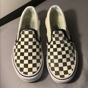 New checkered vans.